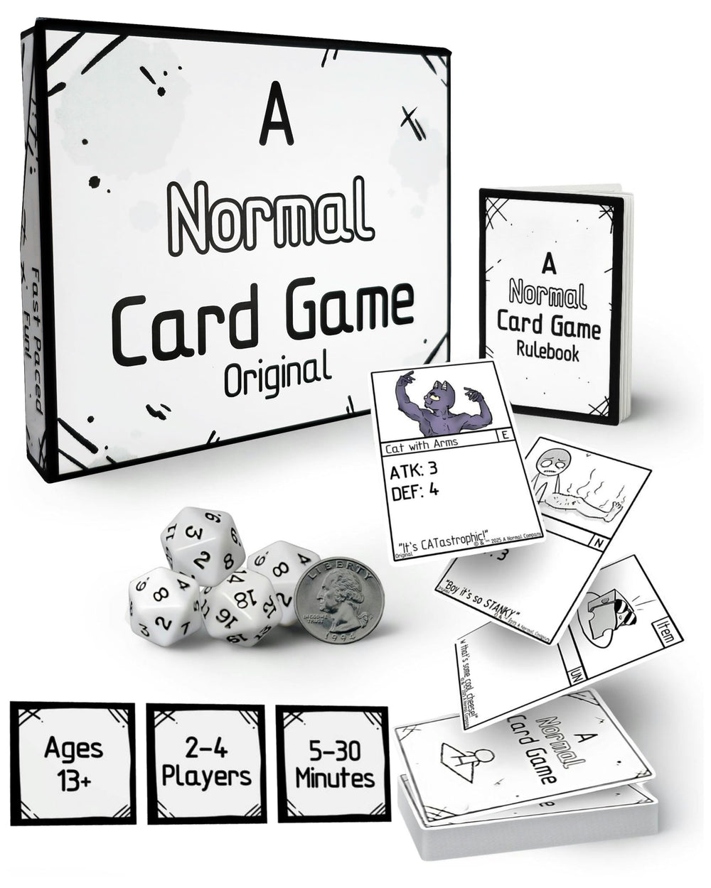 A Normal Card Game Original Edition box for easy gifting and travel-ready fun.