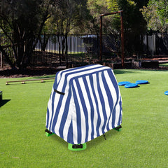 Aacabo water table cover shields from leaves and dust to preserve play space.
