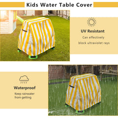 Aacabo water-table-cover-wind-fasteners keep cover secure in windy conditions.