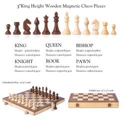 A&A 3-inch Staunton king pieces for classic chess aesthetics