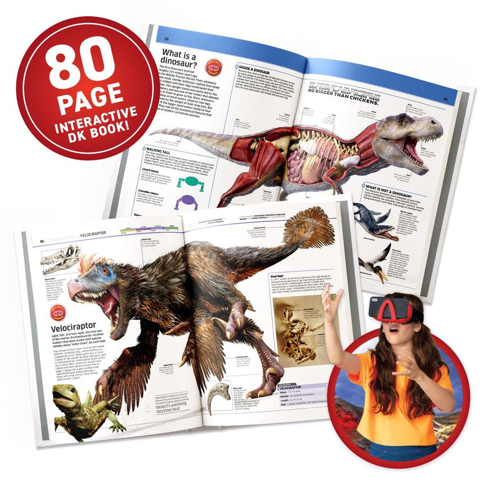 Abacus Brands VR 10-inch T-Rex fossil close-up for paleontology