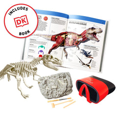 Abacus Brands VR dig-out rock with tools highlights hands-on fossil uncovering