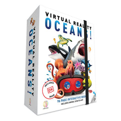 Abacus Brands VR Oceans book cover showcasing interactive ocean illustrations for learning.
