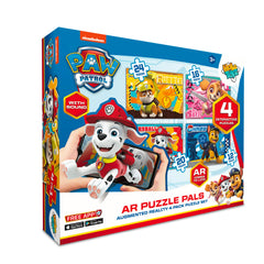 Abacus Brands Holotoyz Paw Patrol AR puzzle scene with live characters for interactive play