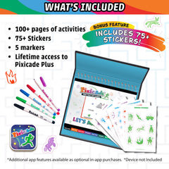 Abacus Pixicade+ animated characters from paper drawings for interactive storytelling.