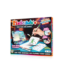 Abacus Pixicade+ drawing to game; capture sketches to play.