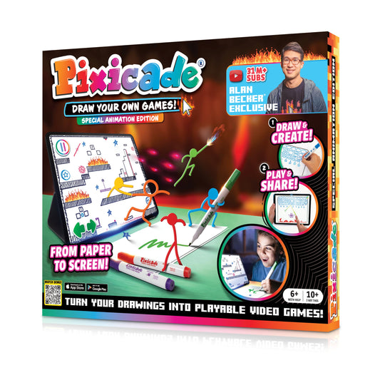 Abacus Pixicade Special Animation Edition cover art sparks imagination for budding game makers.