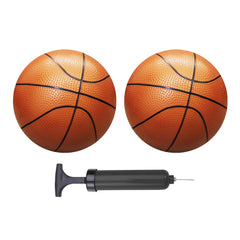 ABAJI red 5-inch mini basketballs for pool play and water-friendly fun