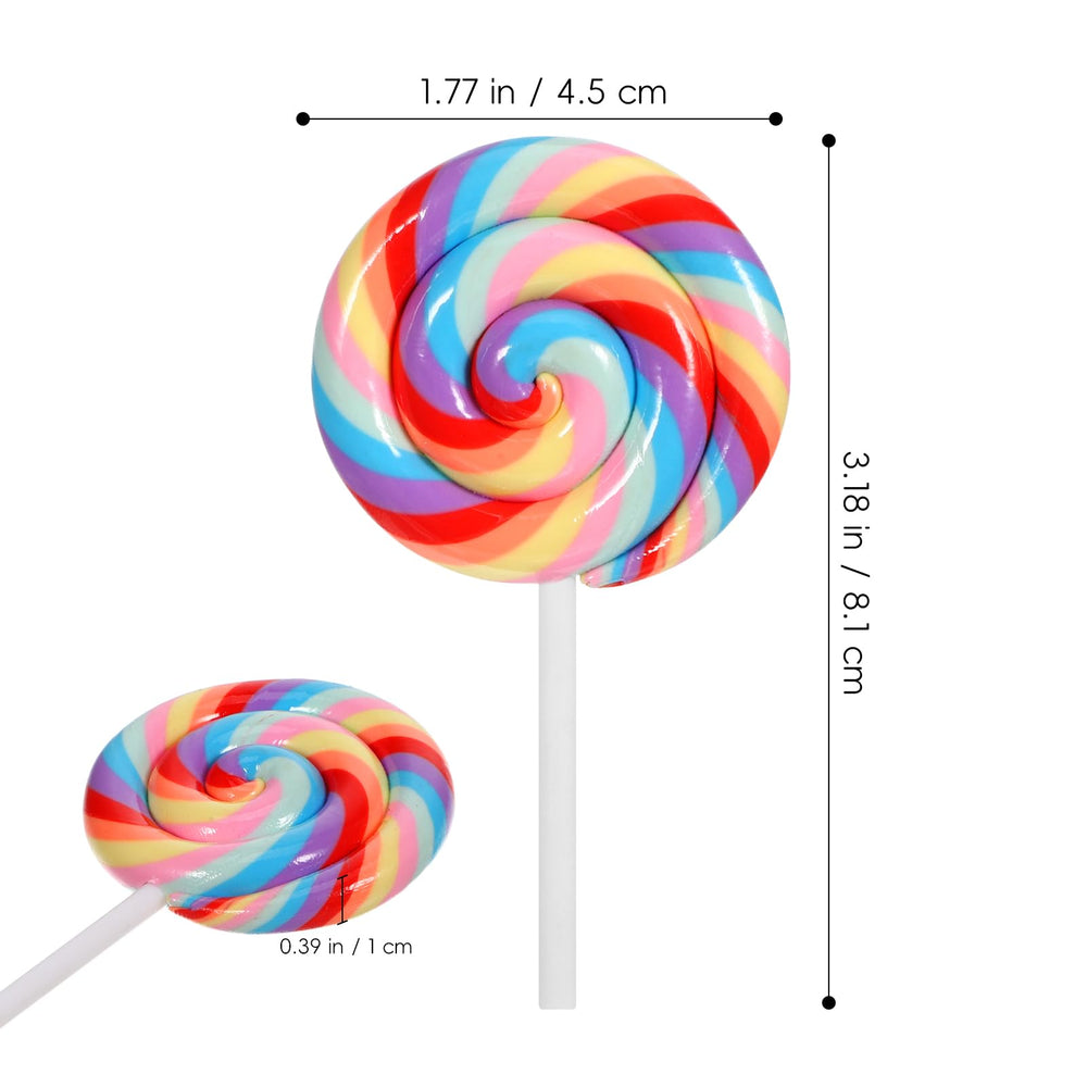 Abaodam colorful clay lollipops decoration for festive tables and photo backdrops.