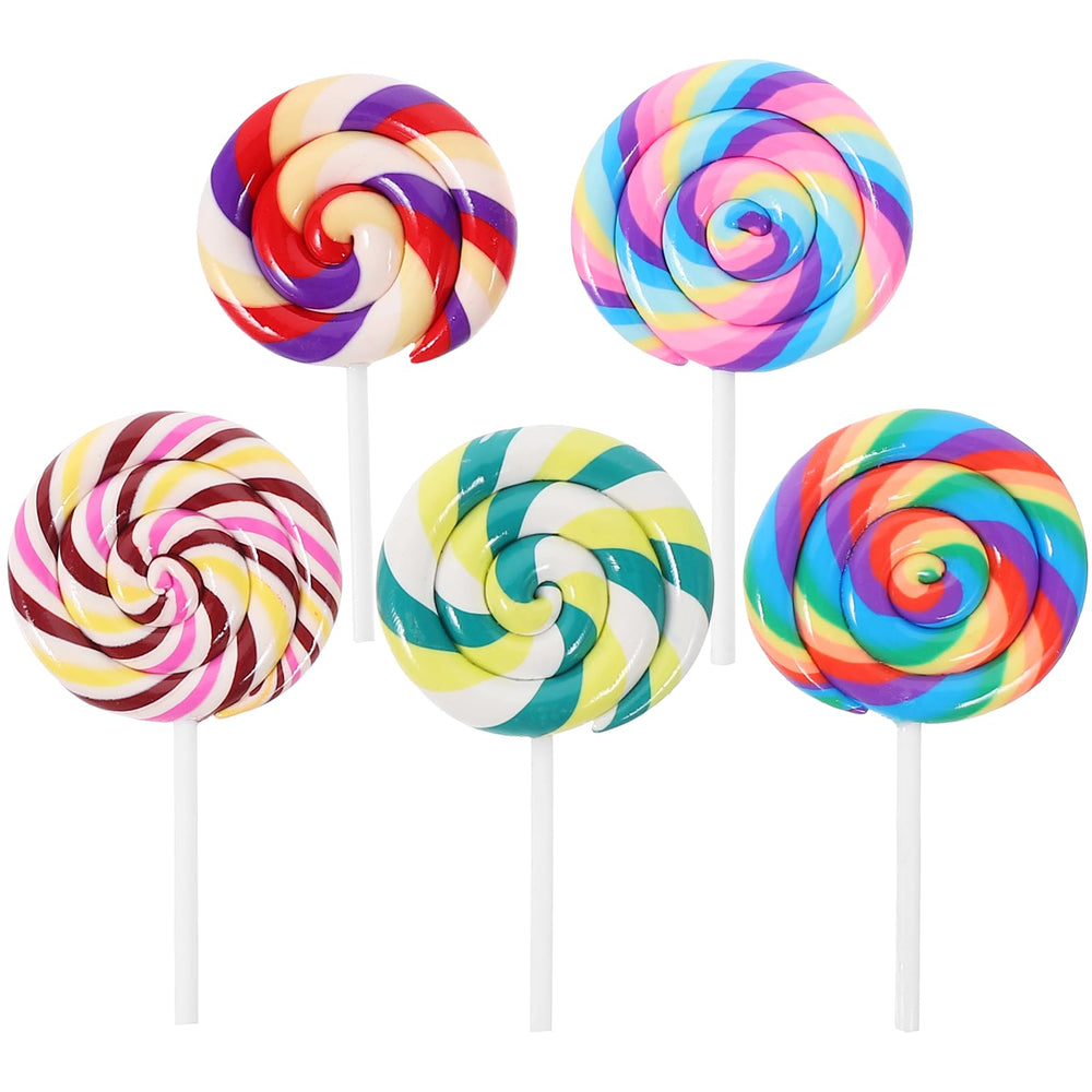 Abaodam giant simulation lollipop prop in bold colors for standout party decor.