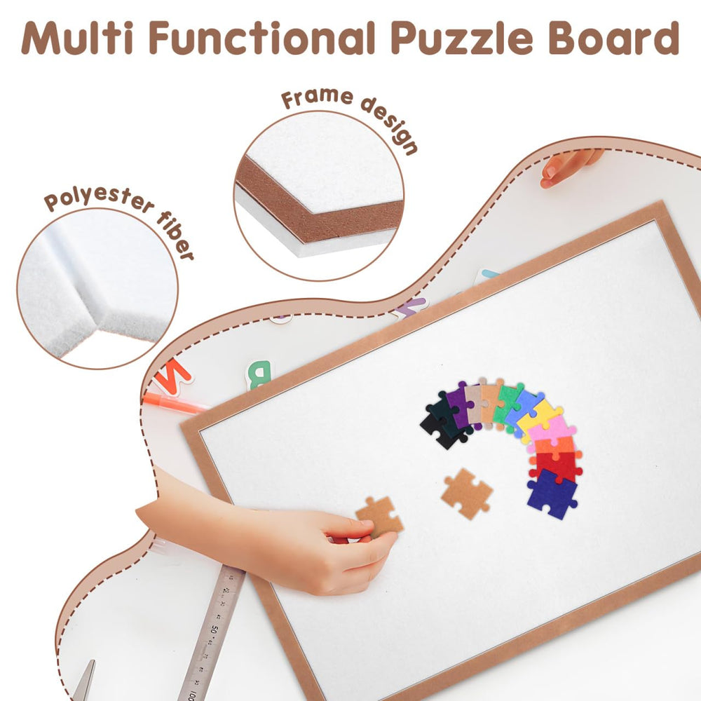 Abaodam jigsaw board supports up to 500 pieces for a large layout.