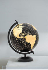 Abbott Latitude 10 desk decor globe showcases craftsmanship for study and home office spaces.