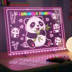 ABCOOL LED drawing board 17-inch stand offers vibrant colors for immersive art sessions