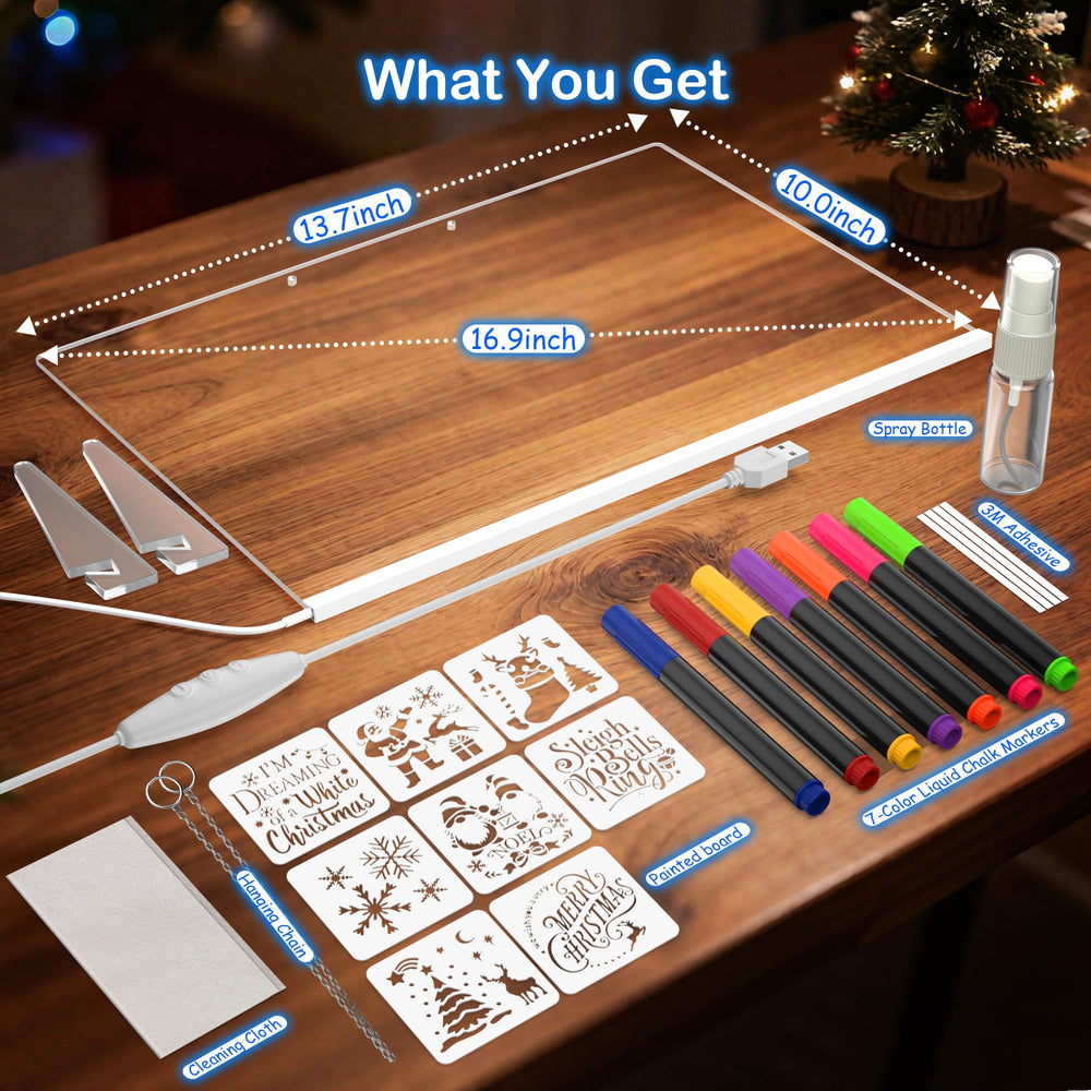 ABCOOL LED drawing board tracing sheets guide young artists and enhance skills
