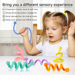 Abdkw flexible fidget sticks bent and stretched to boost concentration.