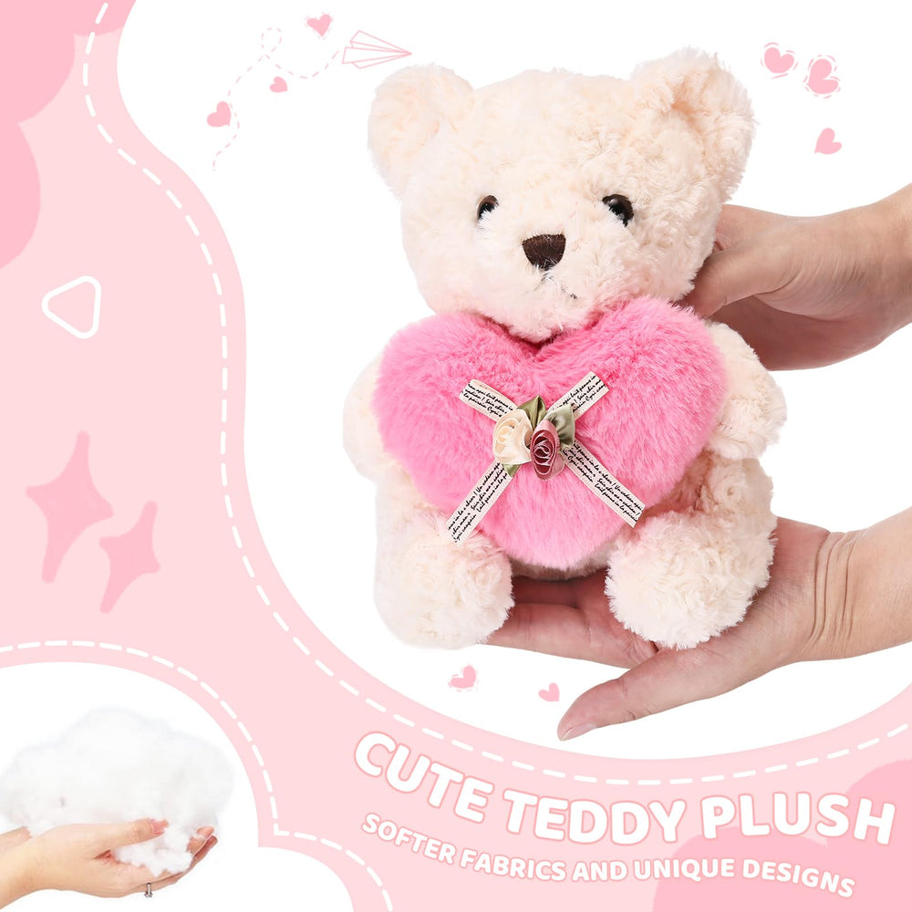 ABEARCAR Christmas teddy bear plush, cozy gift for family and friends.