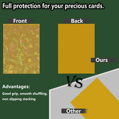 Abejita 100-pack color-differentiated sleeves for card organization