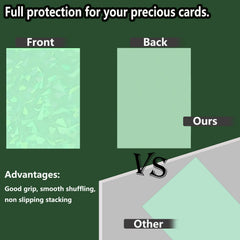 Abejita mint green sleeve back with frosted color for glare control