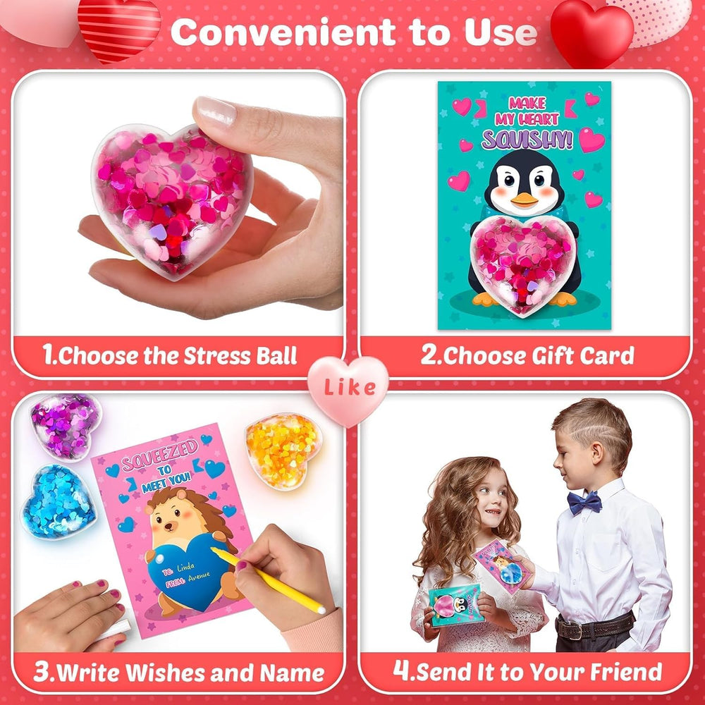 ABERLLS soft squishy toys attached to cards for safe play.
