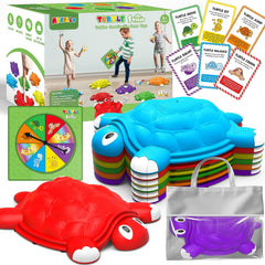 ABERLLS turtle colors stepping stones encourage balance and color recognition during play