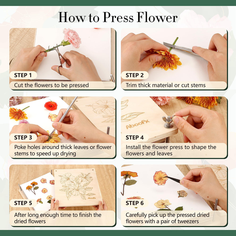 Aboofx dried flower art framed display idea example
