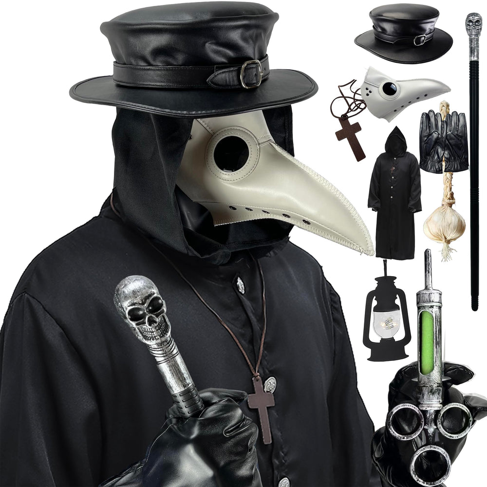 Absolute Vibe plague-doctor hat with adjustable strap for comfortable wear