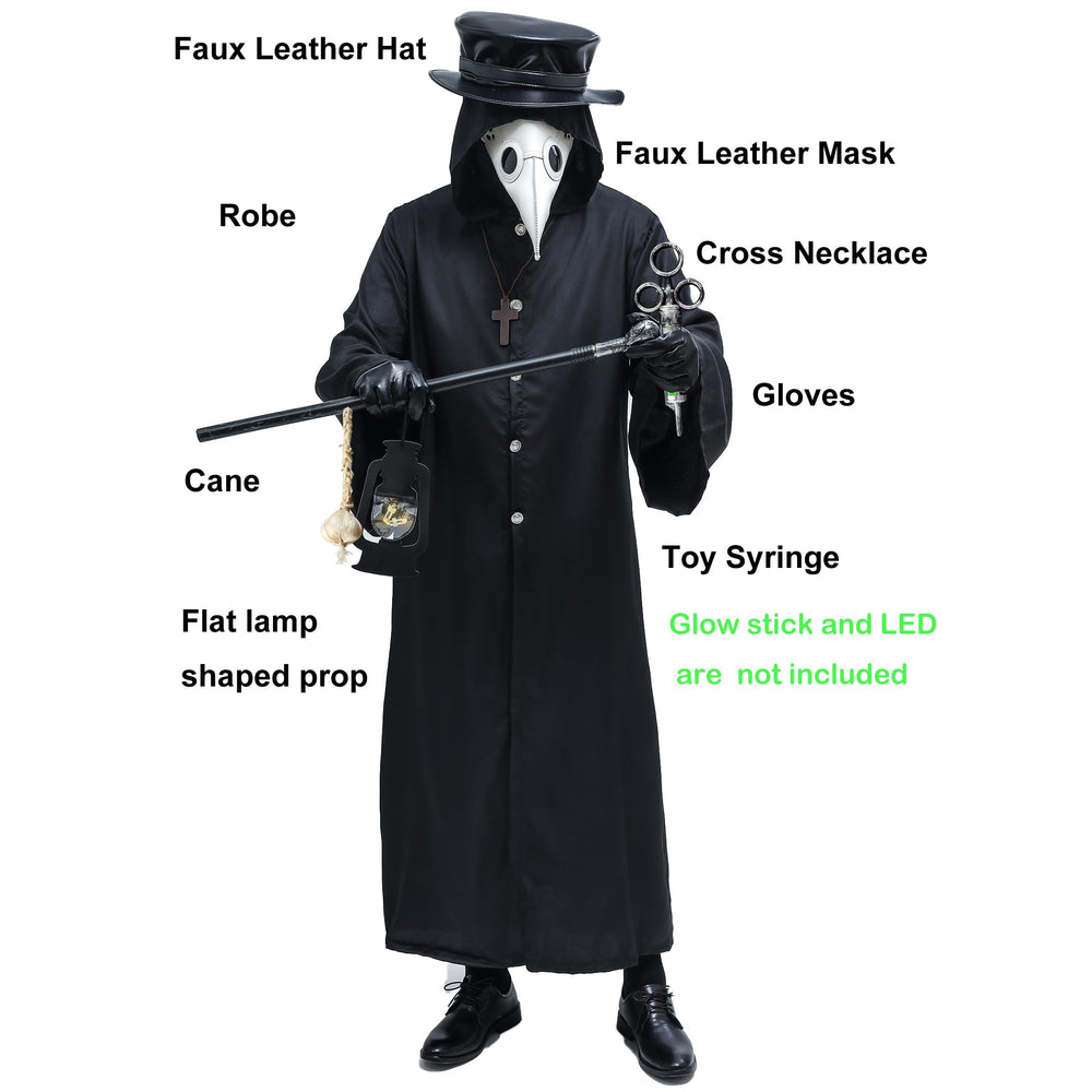 Absolute Vibe plague-doctor robe adds dramatic silhouette for Halloween outfits