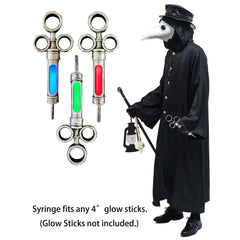Absolute Vibe toy syringe prop enhances steampunk cosplay scenes