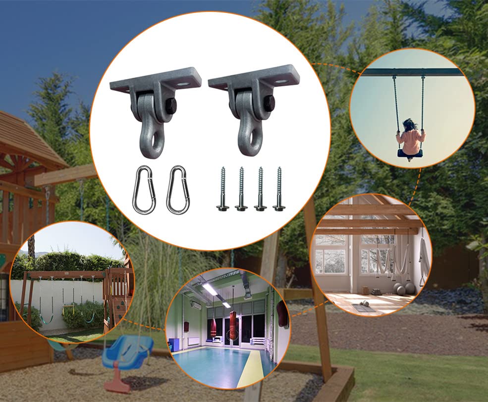 ABUSA rust-free aluminum swing hangers highlight weather resistance