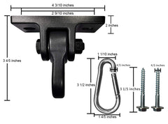 ABUSA screws and hooks kit shown, ready for fast, reliable installation.