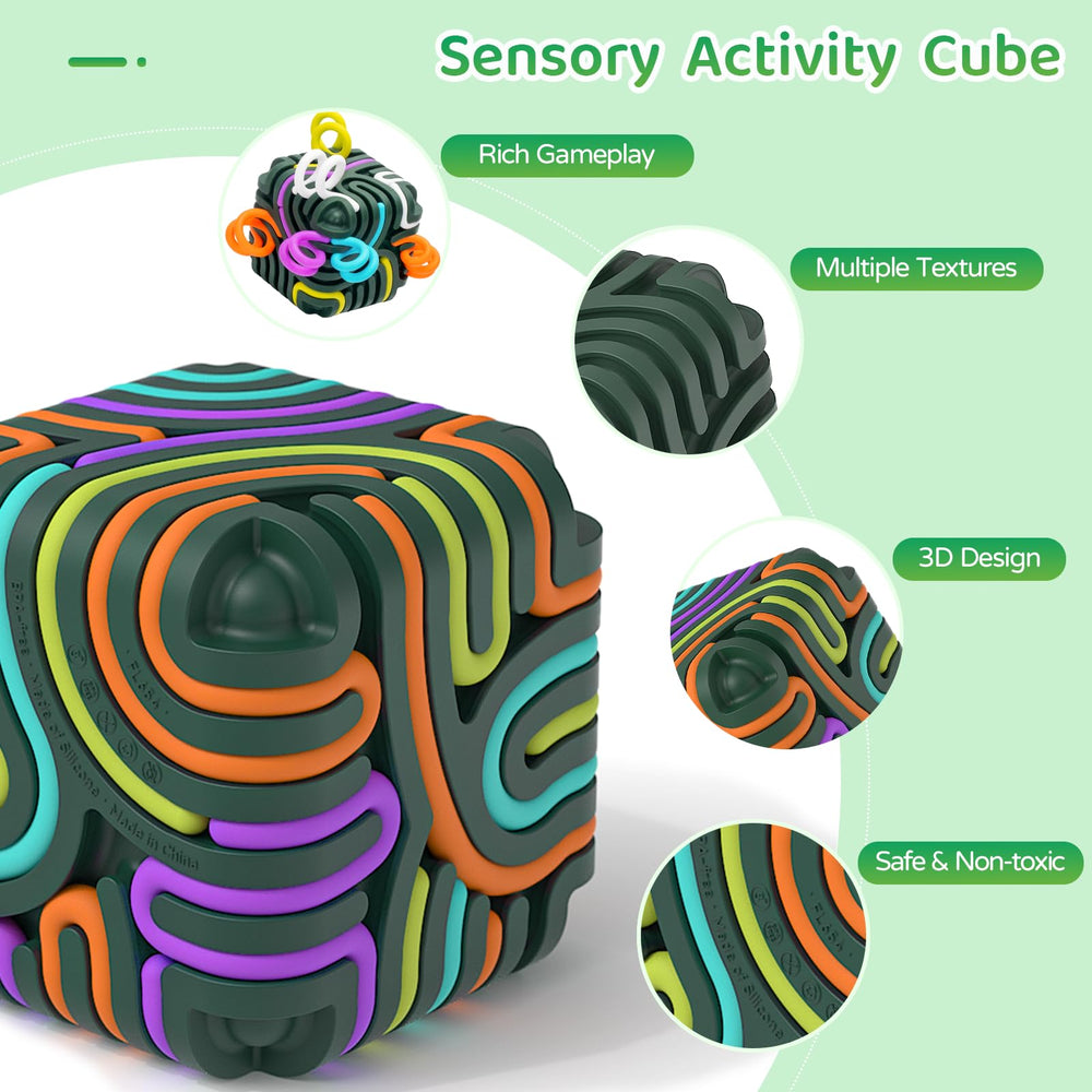 Accevo board peel offers flexible textures for soothing sensory play.