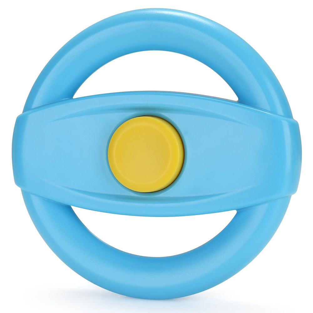 Accmor steering wheel toy with Velcro attachment for quick, secure stroller mounting.