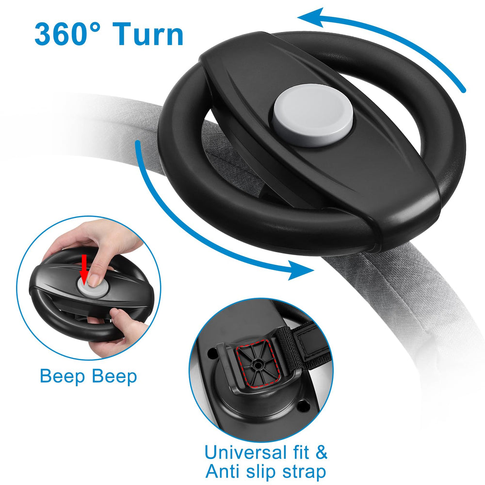 Accmor gift-ready steering wheel toy, perfect for baby showers