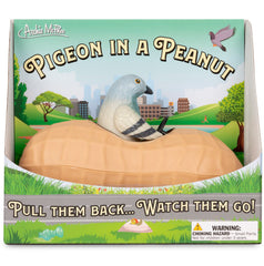 Compact 5 inch pigeon peanut car ready for desk display and casual play sessions.