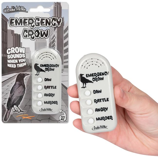 Accoutrements Crow's Call is a lightweight, portable device perfect for spontaneous birdwatching adventures.