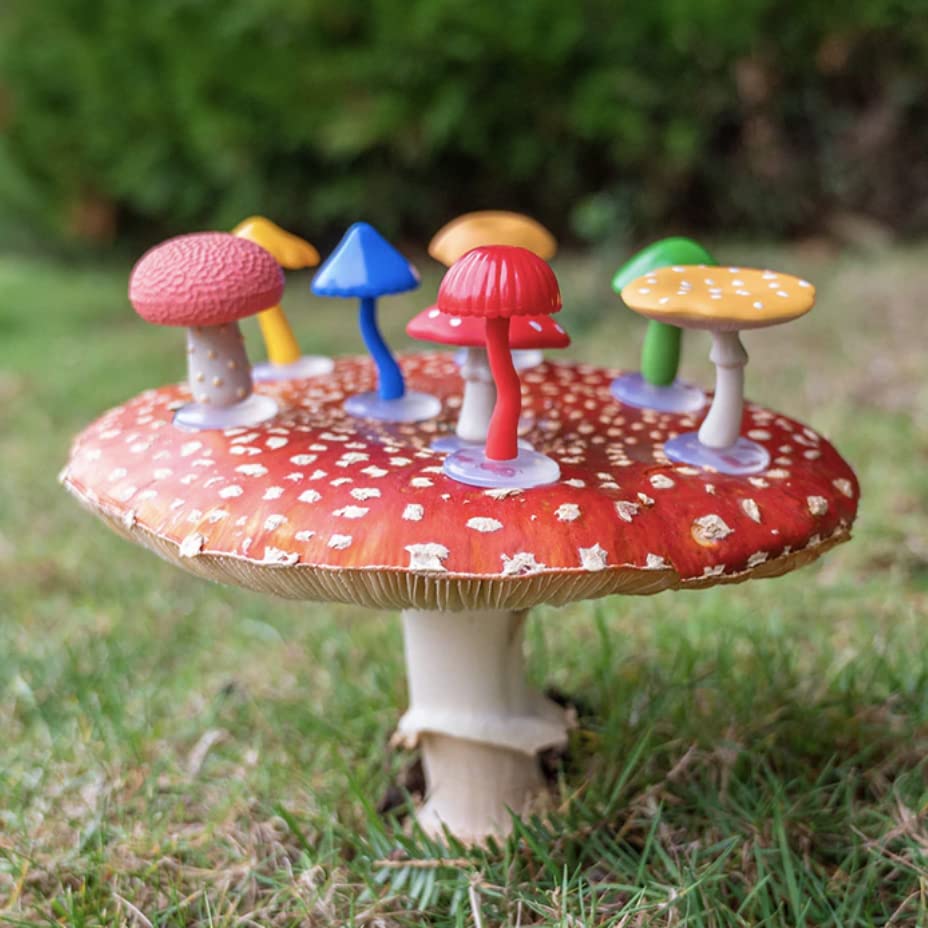 Accoutrements Mcphee soft vinyl detailing adds whimsical charm to shelves.