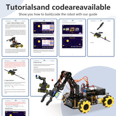 ACEBOTT assembly guide and coding resources speed setup and learning.