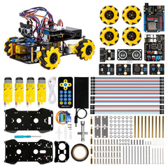 ACEBOTT smart robot car kit front view for easy beginner demos