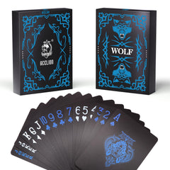 ACELION Wolf Deck box front shows bold black and blue design for striking presentation.