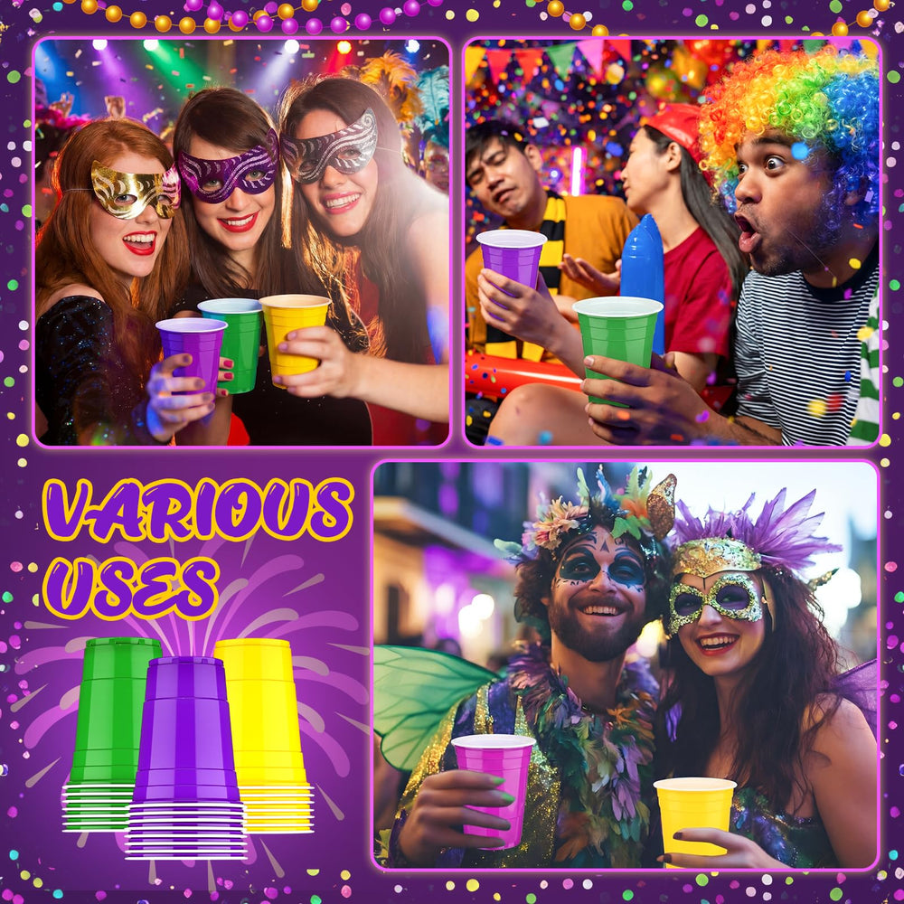 Acellegic Mardi Gras carnival ball in green for targets