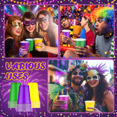 Acellegic Mardi Gras carnival ball in green for targets