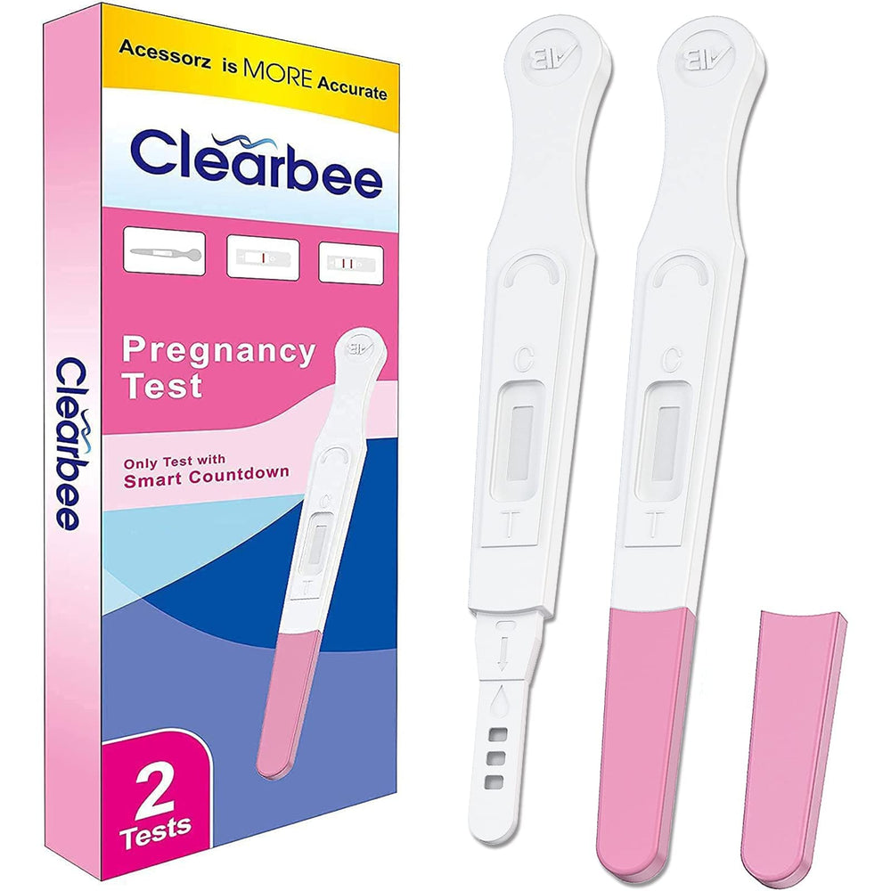 Acessorz fake pregnancy test pink 2-pack ready for playful pranks