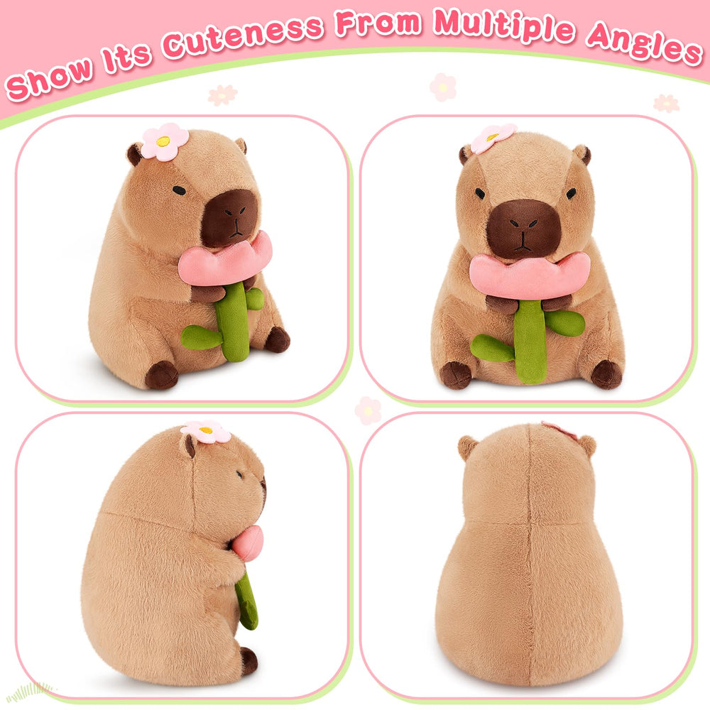 Achwishap Capybara Plush easy care and machine-dry friendly.