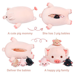Achwishap pig baby plush 5.1-inch each, a second cute companion for playtime.