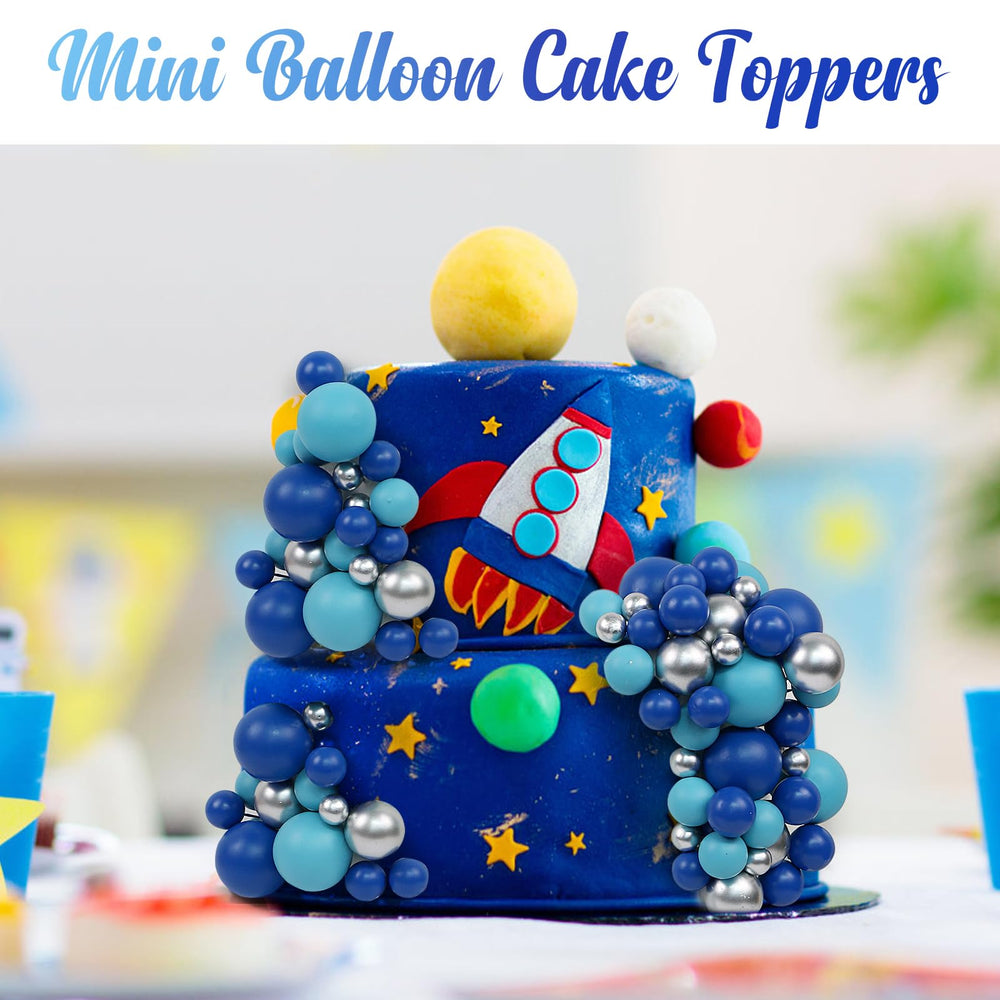 Acmee ball toppers in five sizes for DIY cake decorating.