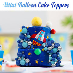 Acmee ball toppers in five sizes for DIY cake decorating.