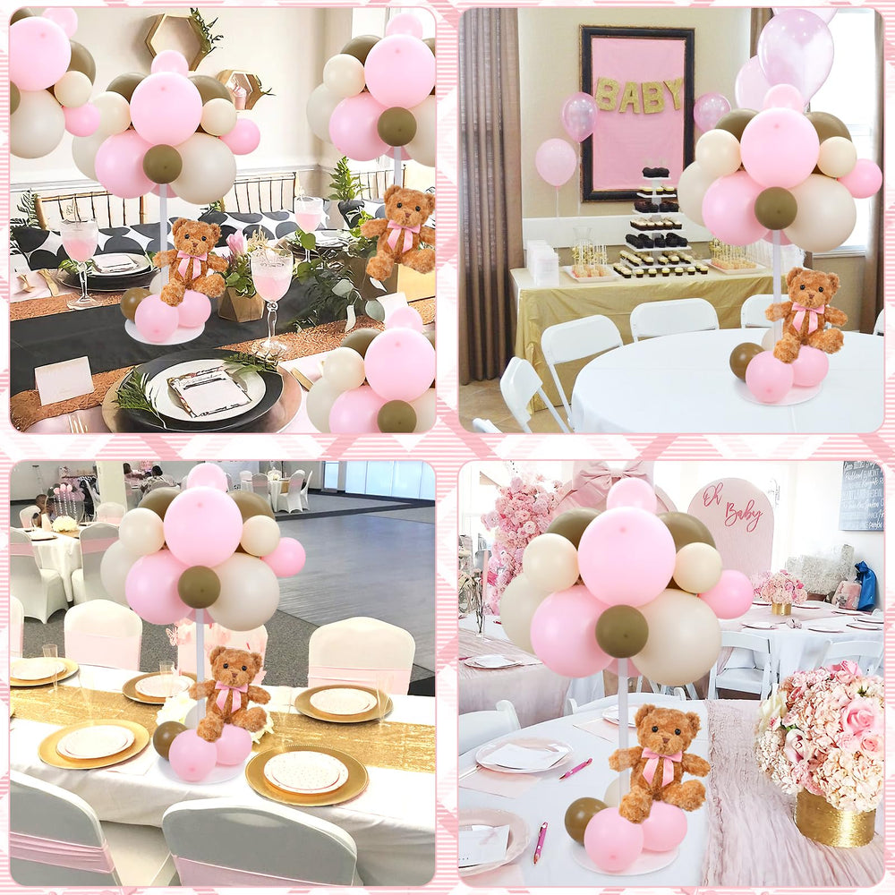 Acmee six-bear baby shower decor set creates cohesive table styling.