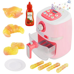 ACROFEK play air fryer with sound and lights boosts imaginative play.