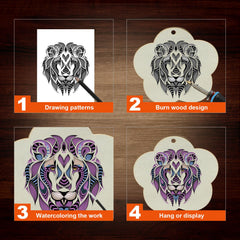 ACRSIKR stencil pack guides intricate patterns