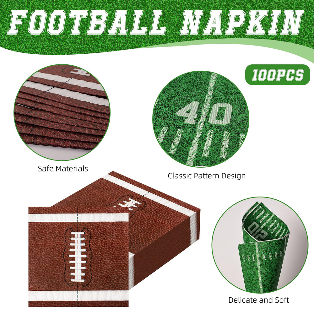 Actilize napkins 6.5-inch folded size provide large, absorbent coverage.
